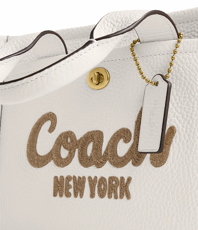 COACH Leather Cargo Tote Bag 26
