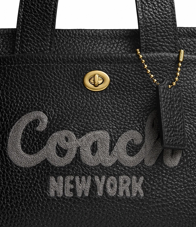 COACH Leather Cargo Tote Bag 26