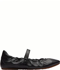 COACH Leather Mary Jane Ballerina Sneakers