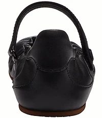COACH Leather Mary Jane Ballerina Sneakers