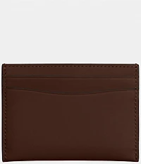 COACH Leather Silver Hardware Card Case