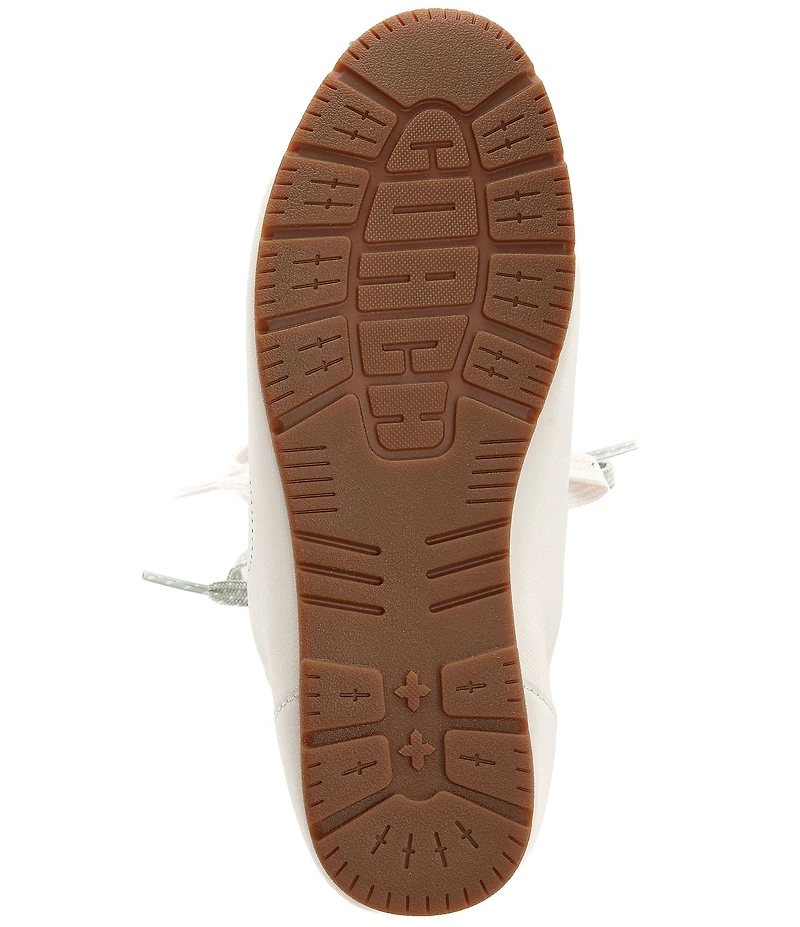 COACH Leather Soft Sneakers