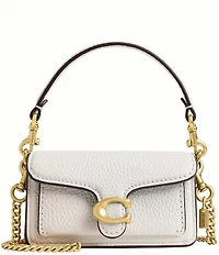 COACH Leather Tabby Bag Charm