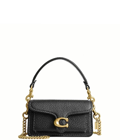 COACH Leather Tabby Bag Charm