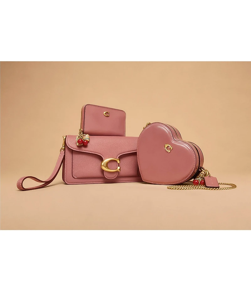 COACH Leather Tabby Chain Crossbody Bag 19