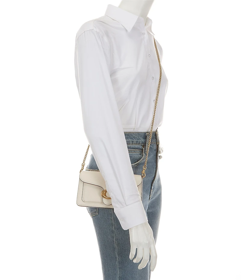 COACH Tabby 19 Leather Chain Crossbody Bag