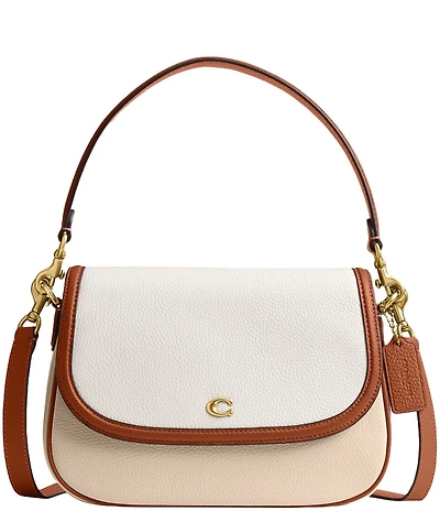 COACH Legacy Color Block Contrast Trim Shoulder Bag