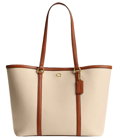 COACH Legacy Color Block Contrast Trim Tote Bag
