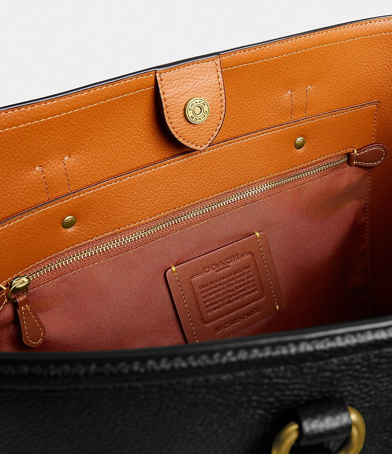 COACH Legacy Pebbled Leather Tote Bag