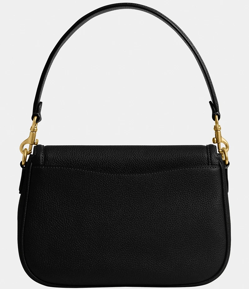COACH Legacy Small Pebbled Leather Shoulder Bag