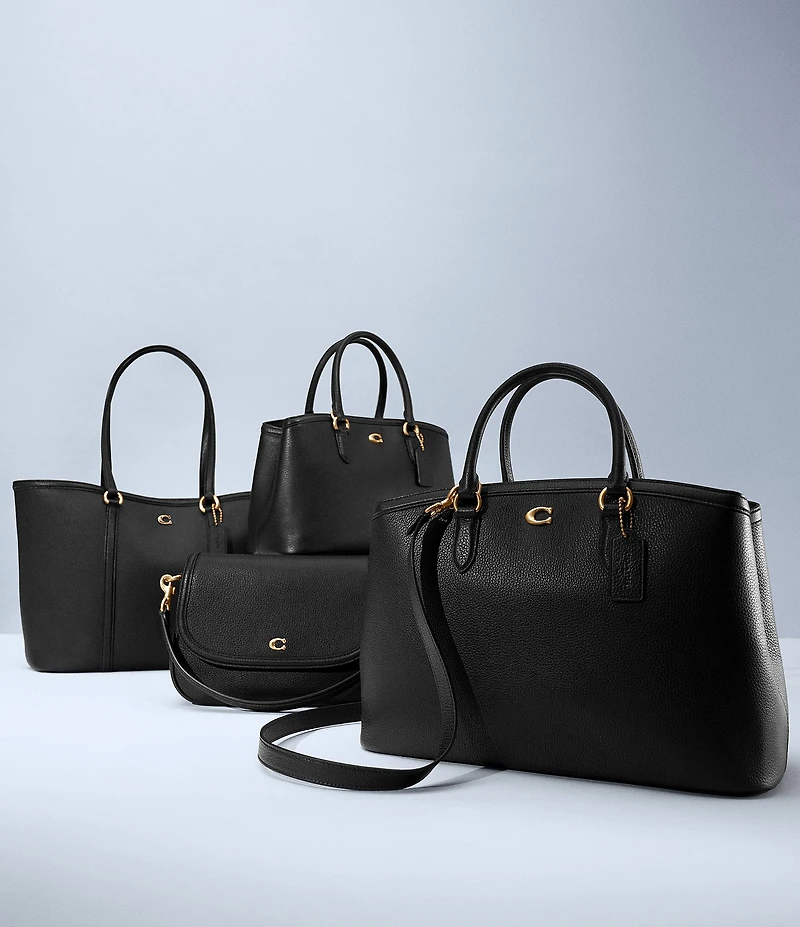COACH Legacy Small Pebbled Leather Shoulder Bag