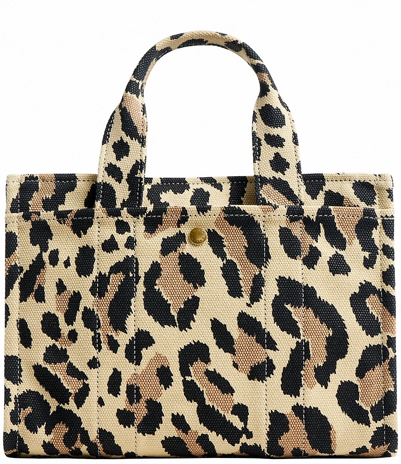 COACH Small Leopard Cargo 26 Tote Bag