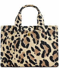 COACH Small Leopard Cargo 26 Tote Bag