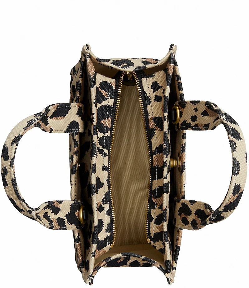 COACH Small Leopard Cargo 26 Tote Bag