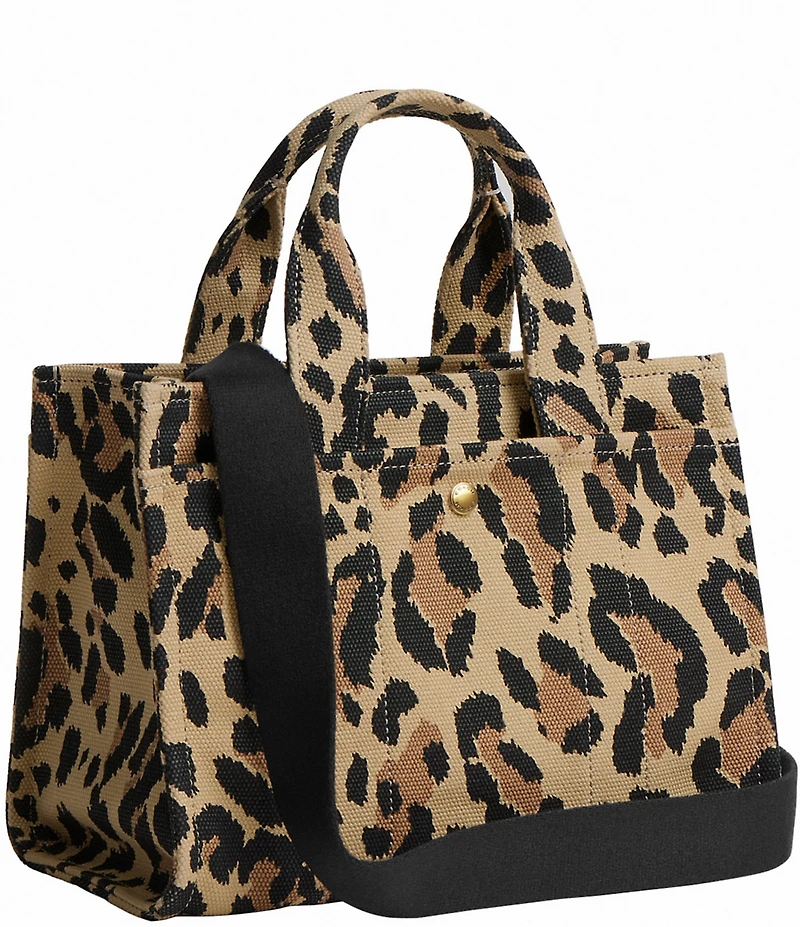 COACH Small Leopard Cargo 26 Tote Bag