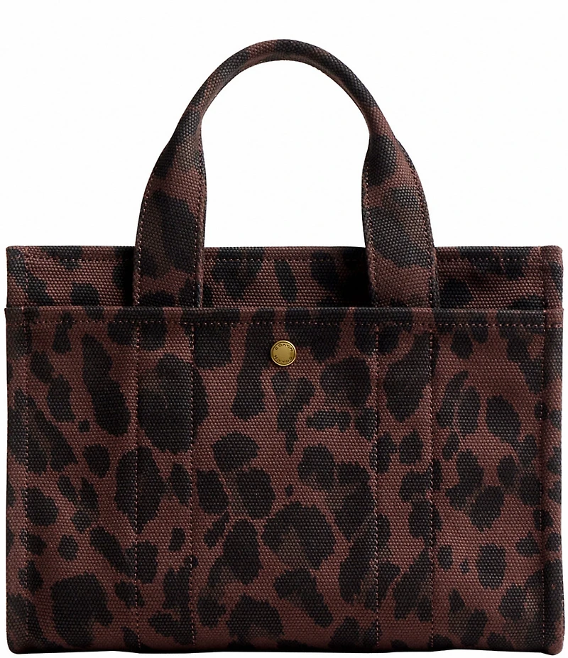 COACH Small Leopard Cargo 26 Tote Bag