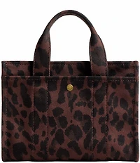COACH Small Leopard Cargo 26 Tote Bag