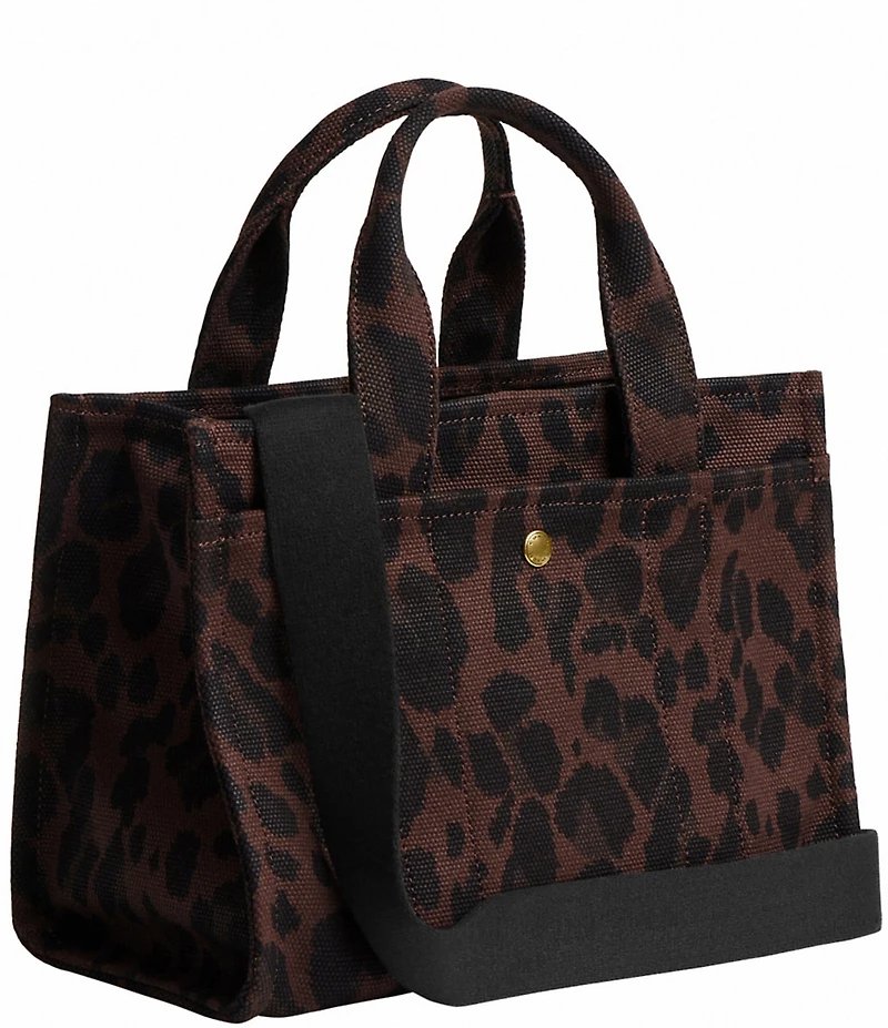 COACH Small Leopard Cargo 26 Tote Bag