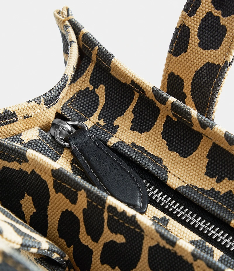 COACH Small Leopard Cargo 26 Tote Bag