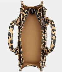 COACH Cargo Canvas Leopard Print Tote Bag