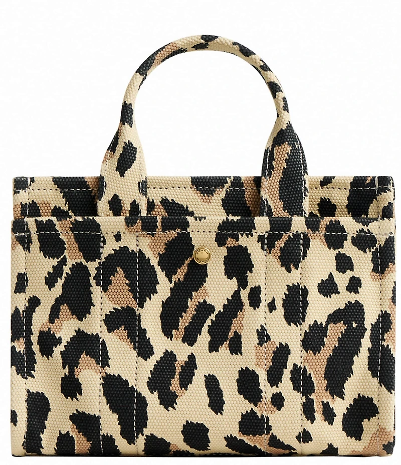COACH Leopard Print Cargo Tote Bag 20