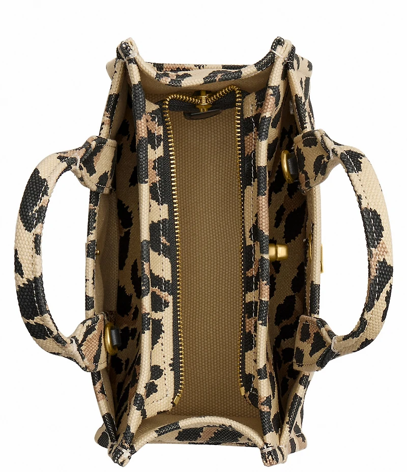 COACH Leopard Print Cargo Tote Bag 20