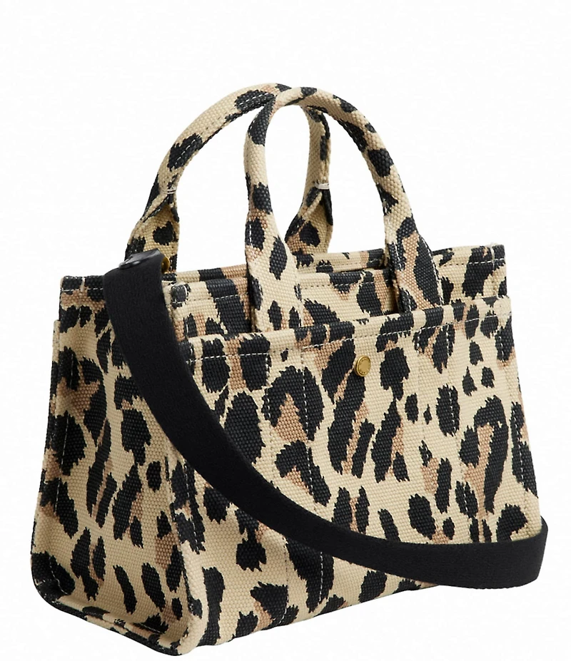 COACH Leopard Print Cargo Tote Bag 20