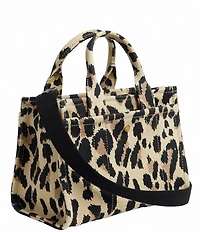 COACH Leopard Print Cargo Tote Bag 20
