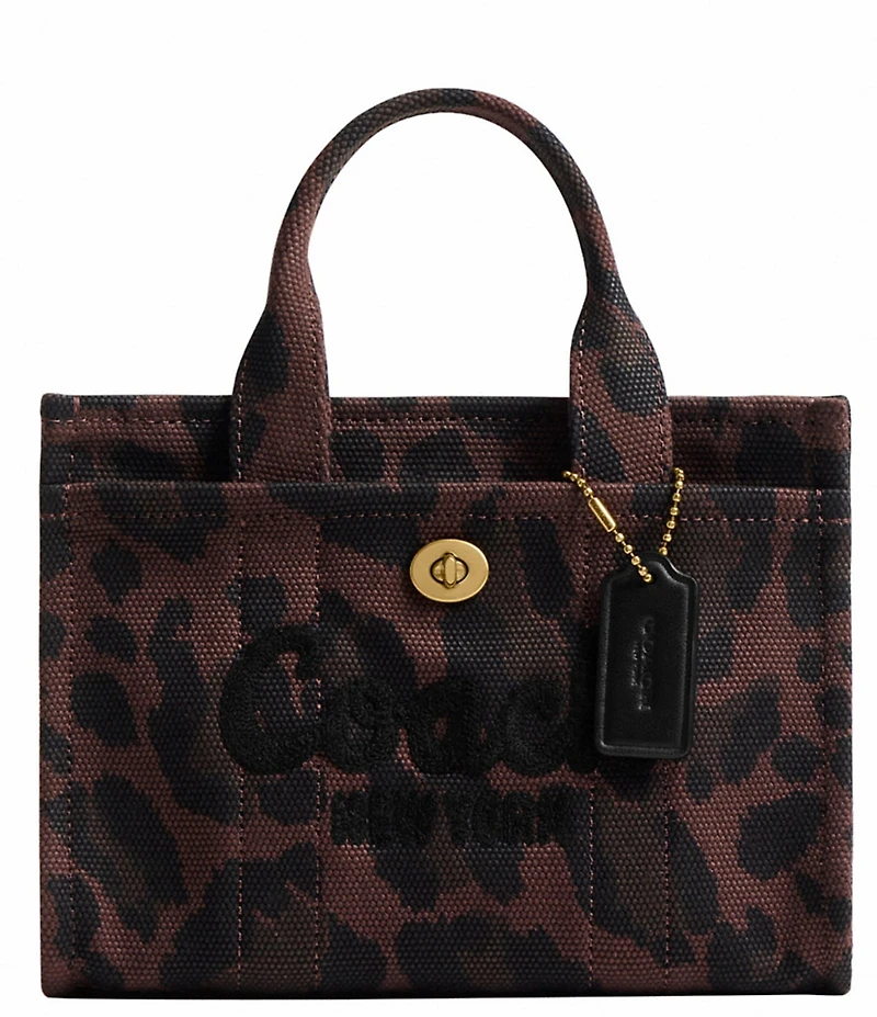 COACH Leopard Print Cargo Tote Bag 20