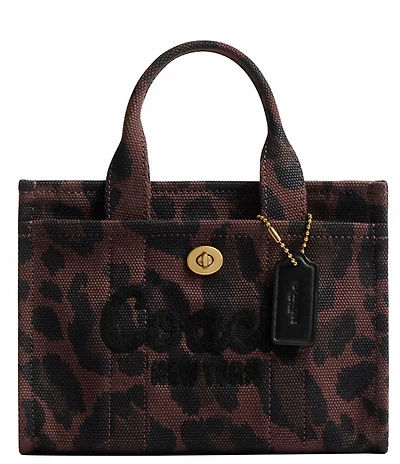 COACH Leopard Print Cargo Tote Bag 20