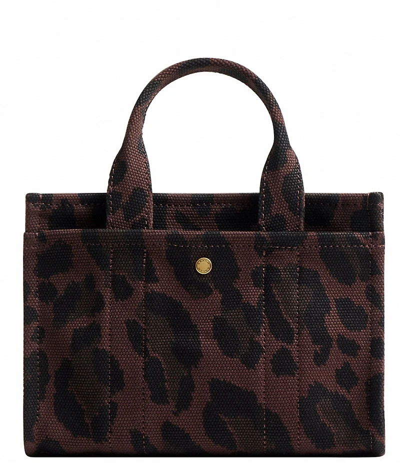 COACH Leopard Print Cargo Tote Bag 20