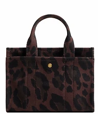 COACH Leopard Print Cargo Tote Bag 20