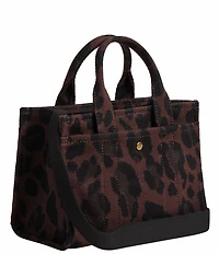 COACH Leopard Print Cargo Tote Bag 20
