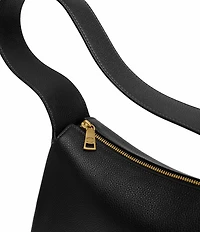 COACH Lola Polished Pebble Leather Top Zip Shoulder Bag