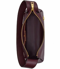 COACH Lola Polished Pebble Leather Top Zip Shoulder Bag