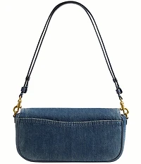 COACH Loved Denim Brook Flap Chain Shoulder Bag