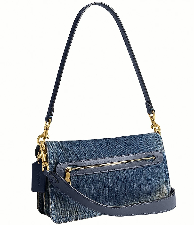 COACH Loved Denim Tabby Shoulder Bag 26