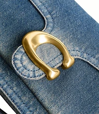 COACH Loved Denim Tabby Shoulder Bag 26