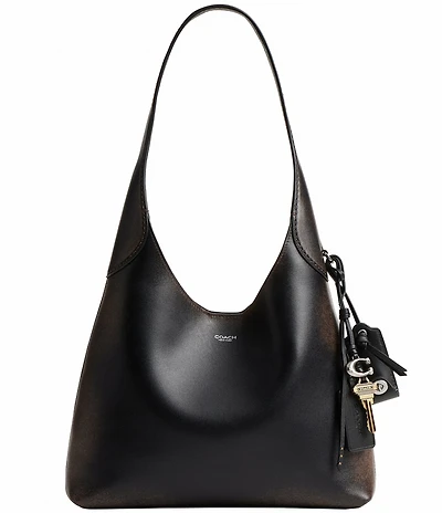 COACH Loved Leather Brooklyn 28 Hobo Shoulder Bag