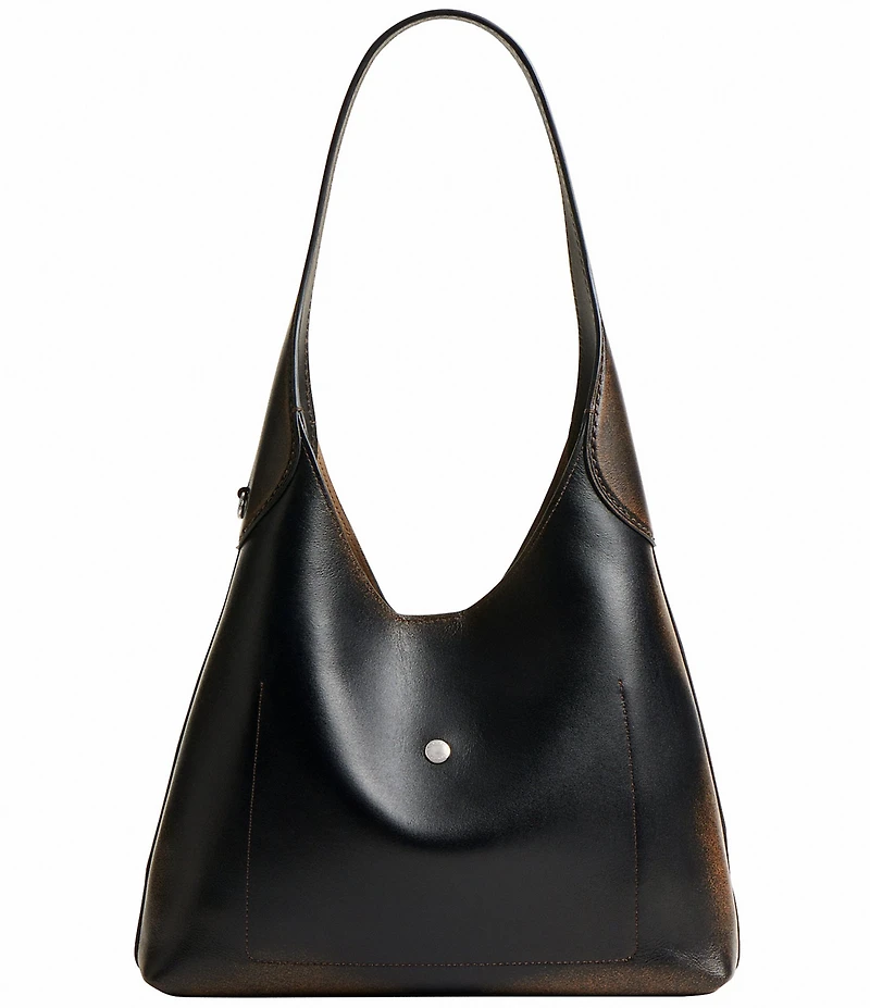 COACH Loved Leather Slouchy Brooklyn 28 Hobo Shoulder Bag