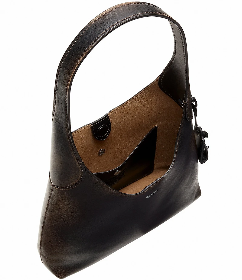 COACH Loved Leather Slouchy Brooklyn 28 Hobo Shoulder Bag