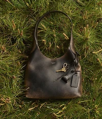COACH Loved Leather Slouchy Brooklyn 28 Hobo Shoulder Bag