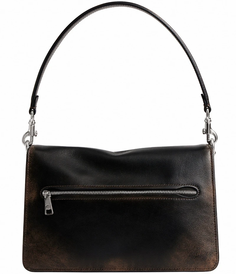 COACH Loved Leather Chain Tabby Shoulder Bag