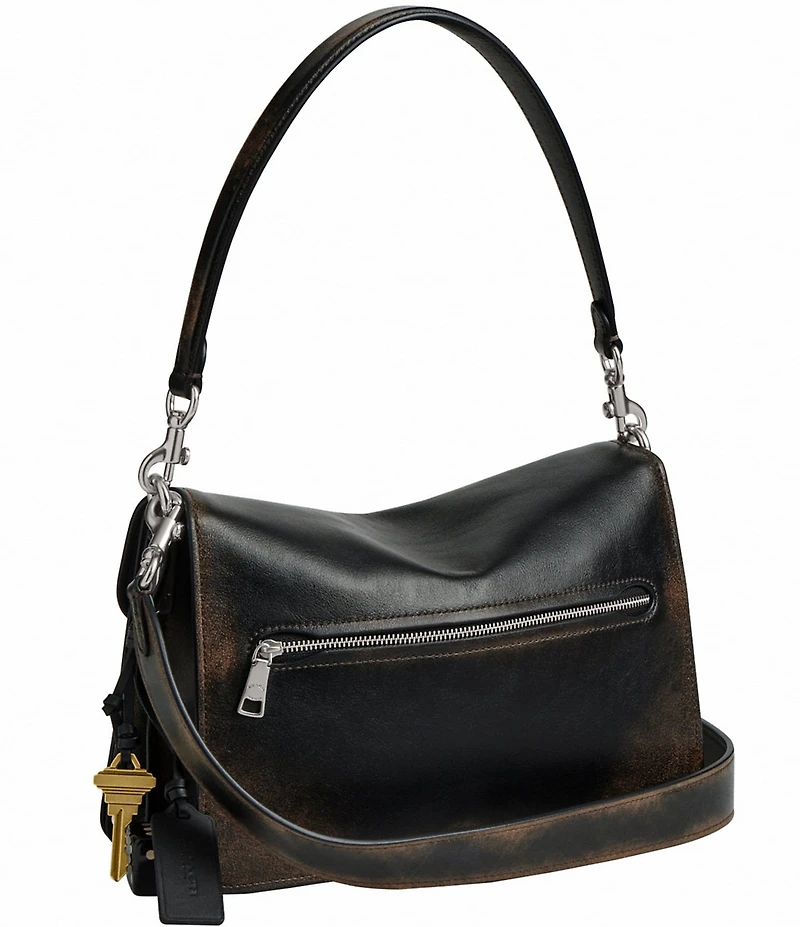 COACH Loved Leather Chain Tabby Shoulder Bag