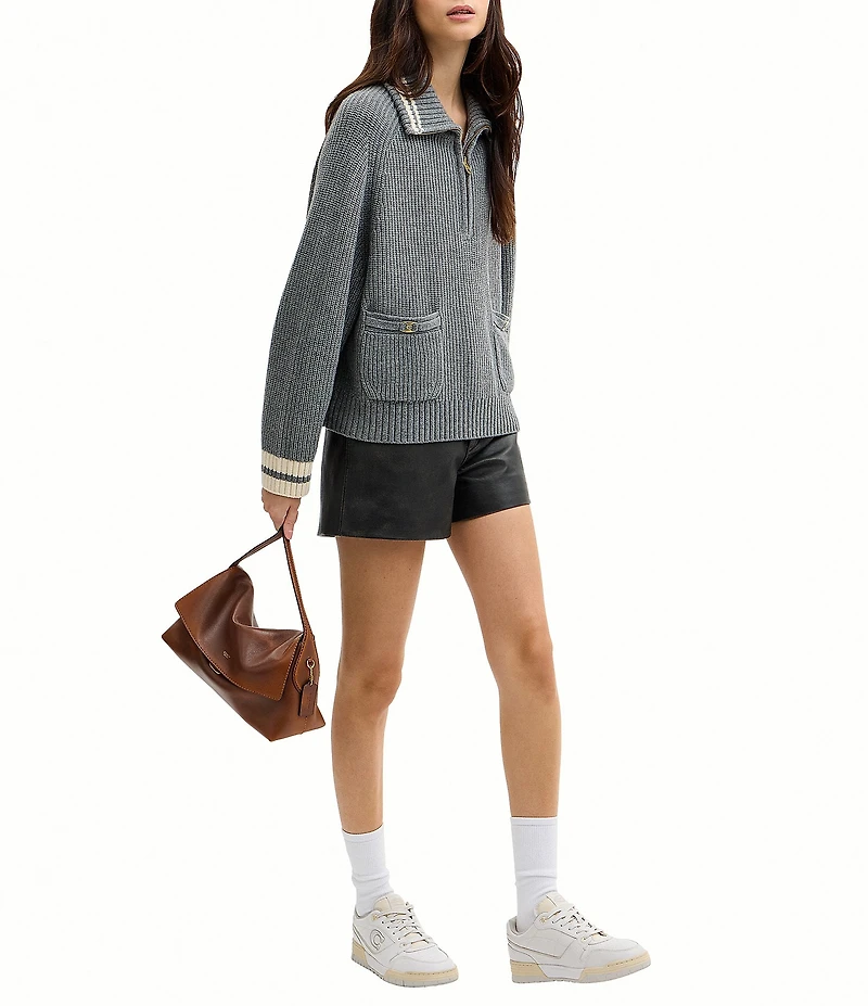COACH Loved Leather Chelsea 30 Shoulder Bag