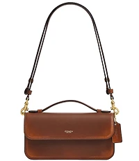 COACH Loved Leather Elora Top Handle Crossbody Bag