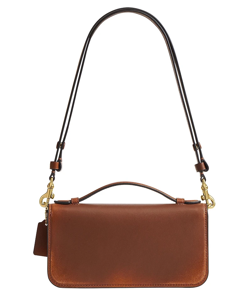 COACH Loved Leather Elora Top Handle Crossbody Bag