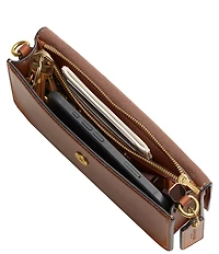 COACH Loved Leather Elora Top Handle Crossbody Bag