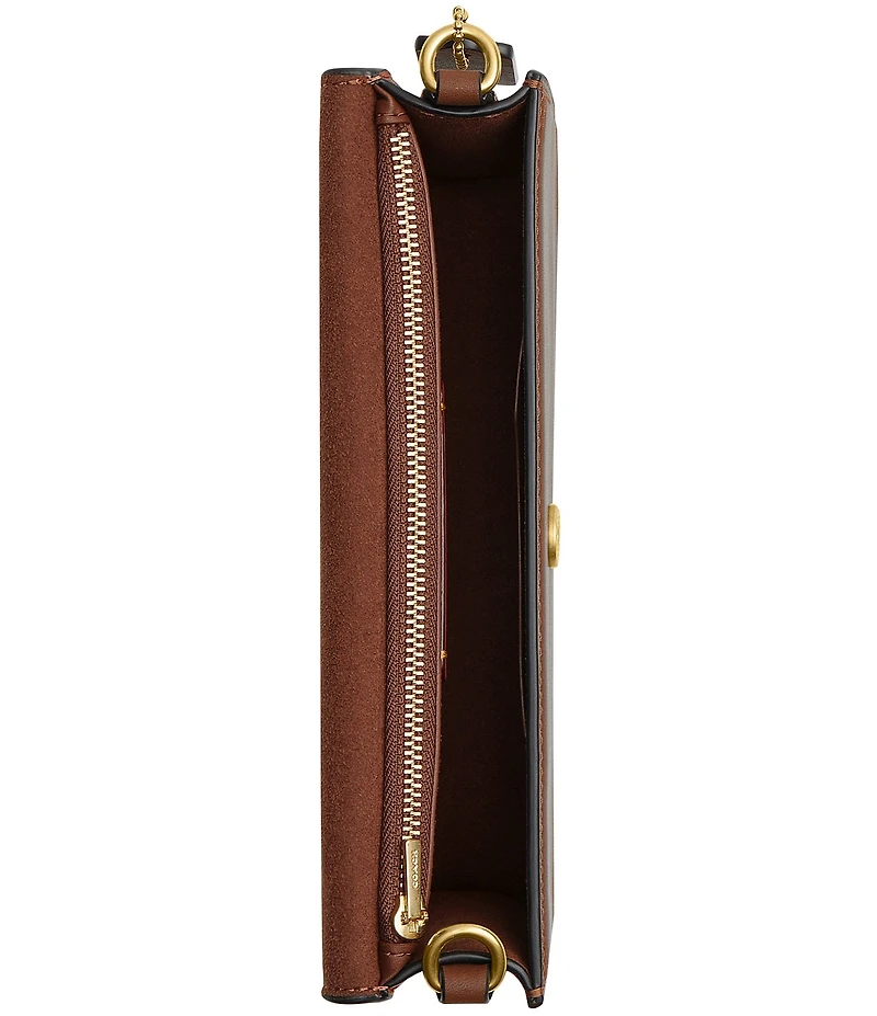 COACH Loved Leather Elora Top Handle Crossbody Bag