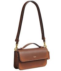 COACH Loved Leather Elora Top Handle Crossbody Bag
